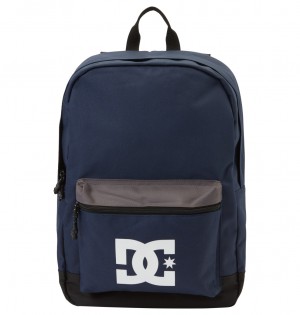 DC Nickel Medium Men Backpacks Navy | US-7603ZEM