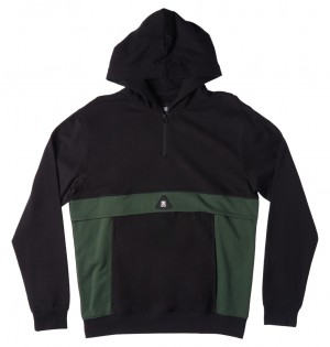 DC Optics Zip-Up Kids' Hoodie Black | US-5673QUS