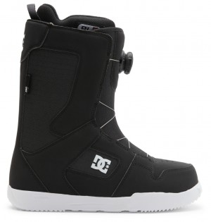 DC Phase BOA® Men Snowboard Boots Black / White | US-4692EYS