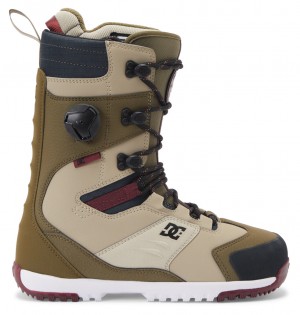 DC Premier Hybrid BOA® Men Snowboard Boots Olive | US-6983NXW