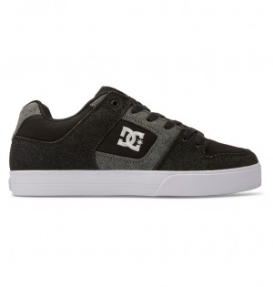 DC Pure Men Sneakers Black Blue | US-0593RXP