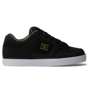 DC Pure Men Sneakers Black / Green | US-8307PWK