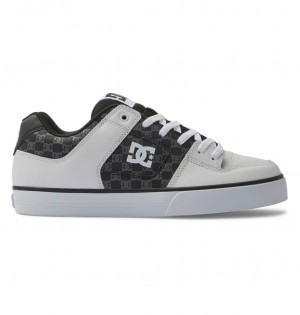 DC Pure Men Sneakers Black / White | US-3841CLY