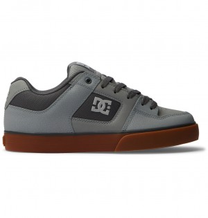 DC Pure Men Sneakers Dark Grey | US-8017IHB