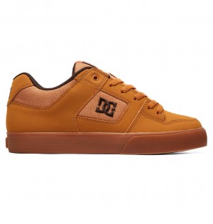 DC Pure Men Sneakers Light Brown | US-1796OTC