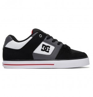 DC Pure Men Sneakers White / Black / Red | US-3749INM