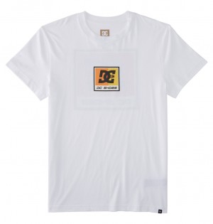 DC Racer Men T-Shirt White | US-1476XGD