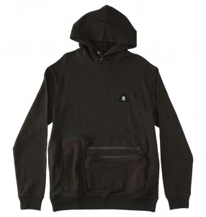 DC Reserve Men Hoodie Black | US-3956SPY