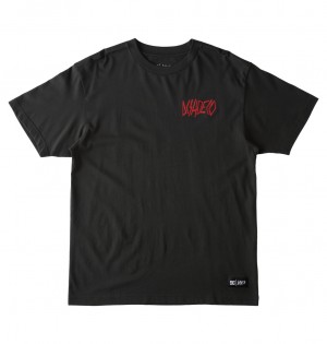 DC Slayer Shoeco Men T-Shirt Black | US-2653OYP