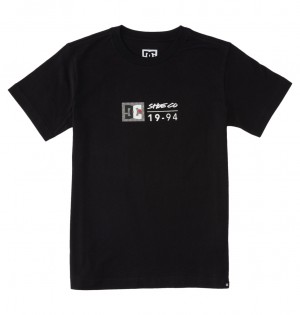 DC Split Star Kids' T-Shirt Black | US-9814FTP