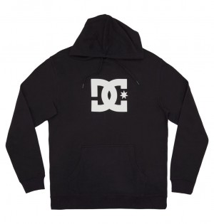 DC Star Men Hoodie Black | US-5134BTE