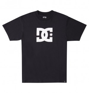 DC Star Men T-Shirt Black | US-0871XIV