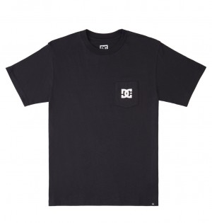 DC Star Men T-Shirt Black | US-2540SCH