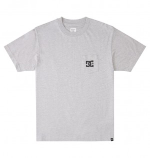 DC Star Men T-Shirt Grey | US-0342OHM