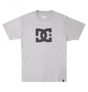 DC Star Men T-Shirt Grey | US-1586VRS