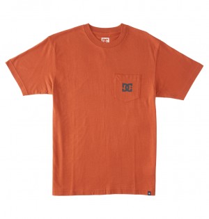 DC Star Men T-Shirt Orange | US-6850ISB