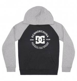 DC Star Pilot Kids' Hoodie Black / Grey | US-2938RXZ