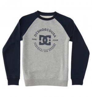 DC Star Pilot Kids' Sweatshirt Grey / Navy | US-3291XRN