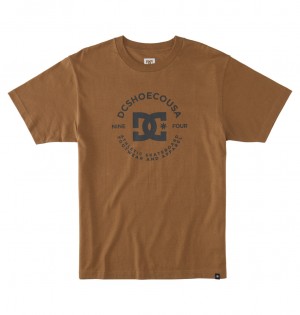 DC Star Pilot Men T-Shirt Brown | US-6712JEN