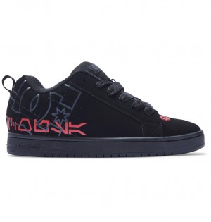 DC Star Wars X DC Court Graffik Men Sneakers Black / Red | US-0298DNE