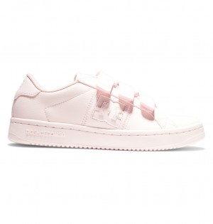 DC Striker Elastic Lace Women Sneakers Light Pink | US-9602PJM