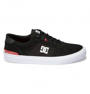 DC Teknic S Men Skate Shoes Black / White | US-5392GDS