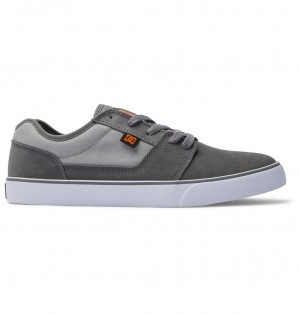 DC Tonik Leather Men Sneakers Grey | US-0794LSR