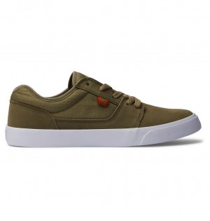 DC Tonik Leather Men Sneakers Olive | US-1904JPN