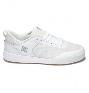 DC Transit Men Sneakers White | US-0623QIH