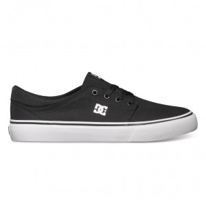 DC Trase Tx Men Sneakers Black / White | US-1276PNW