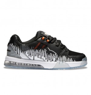 DC Versatile KB Men Sneakers Black / White / Orange | US-3201QCV