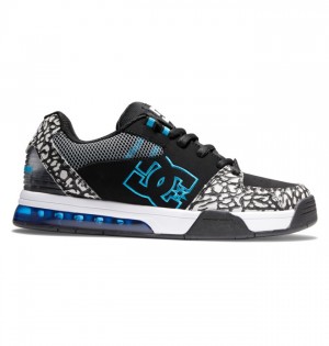 DC Versatile Men Sneakers Gray Black Blue | US-2086PHK