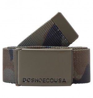 DC Web Men Belts Camo | US-6254BKA