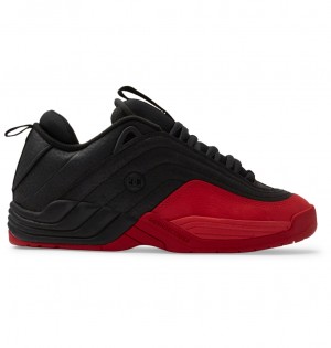 DC Williams OG Men Sneakers Black / Red | US-6172BYW