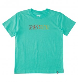 DC Work In Progress Kids' T-Shirt Green | US-5024FXH