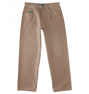 DC Worker Baggy Men Jeans Brown | US-1852HWM