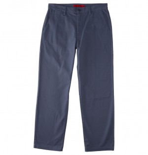 DC Worker Relaxed Chinos Men Pants Indigo | US-7658BVQ