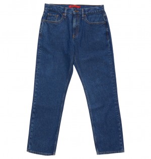 DC Worker Relaxed Fit Men Jeans Indigo Dark | US-2486PHX