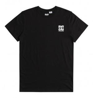 DC x Monegros Men T-Shirt Black | US-9074XSO