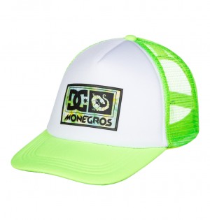 DC x Monegros Trucker Men Caps Light Green | US-4208ZTL