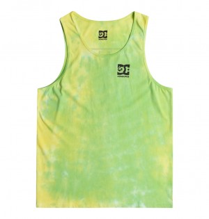 DC x Monegros Vest Men T-Shirt Light Green | US-8097JBQ