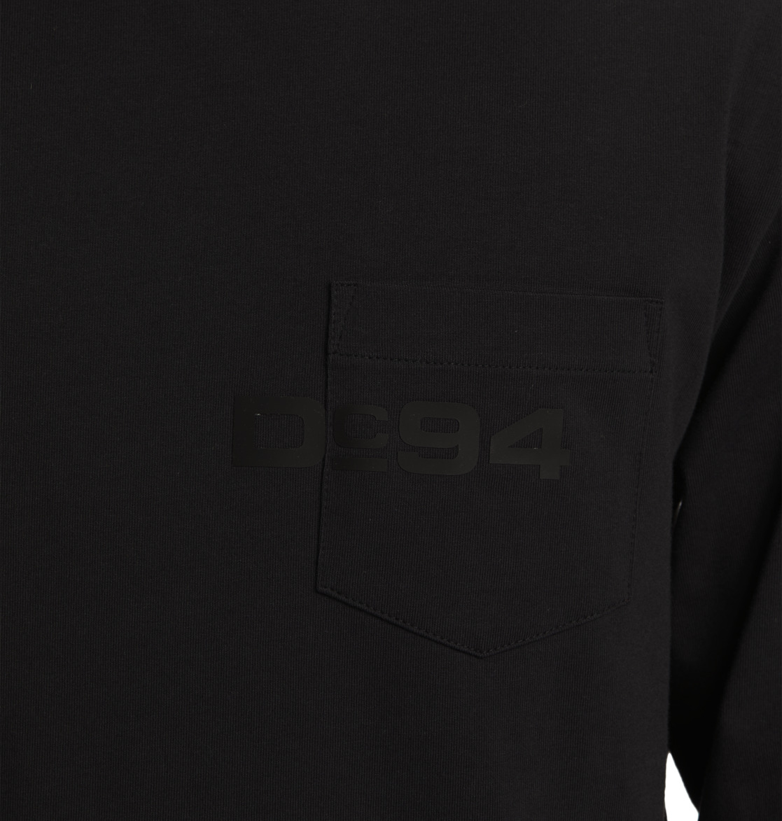 DC 1994 Long Sleeve Pocket Men T-Shirt Black | US-3892VLO