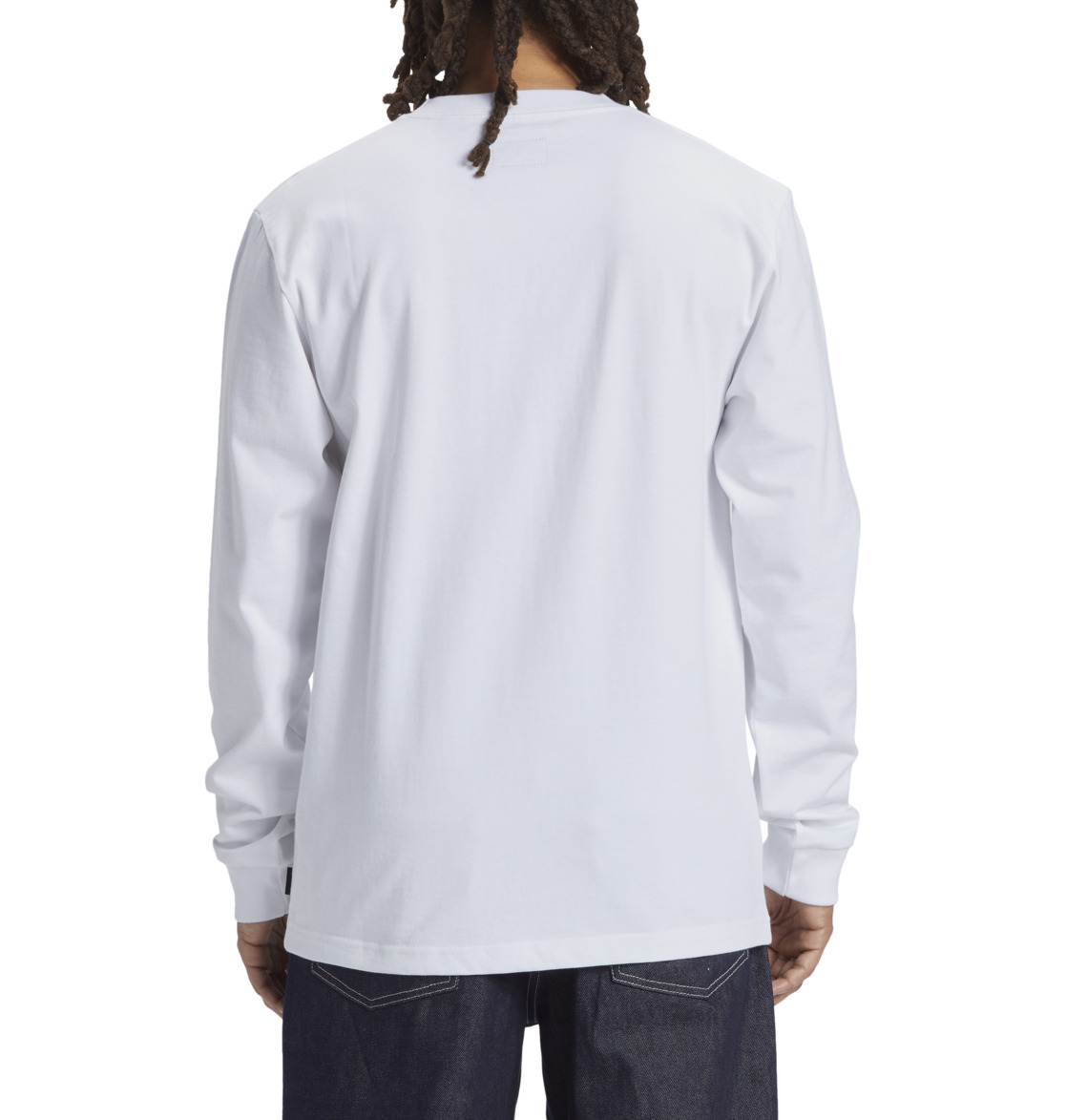 DC 1994 Long Sleeve Pocket Men T-Shirt White | US-3621LXB