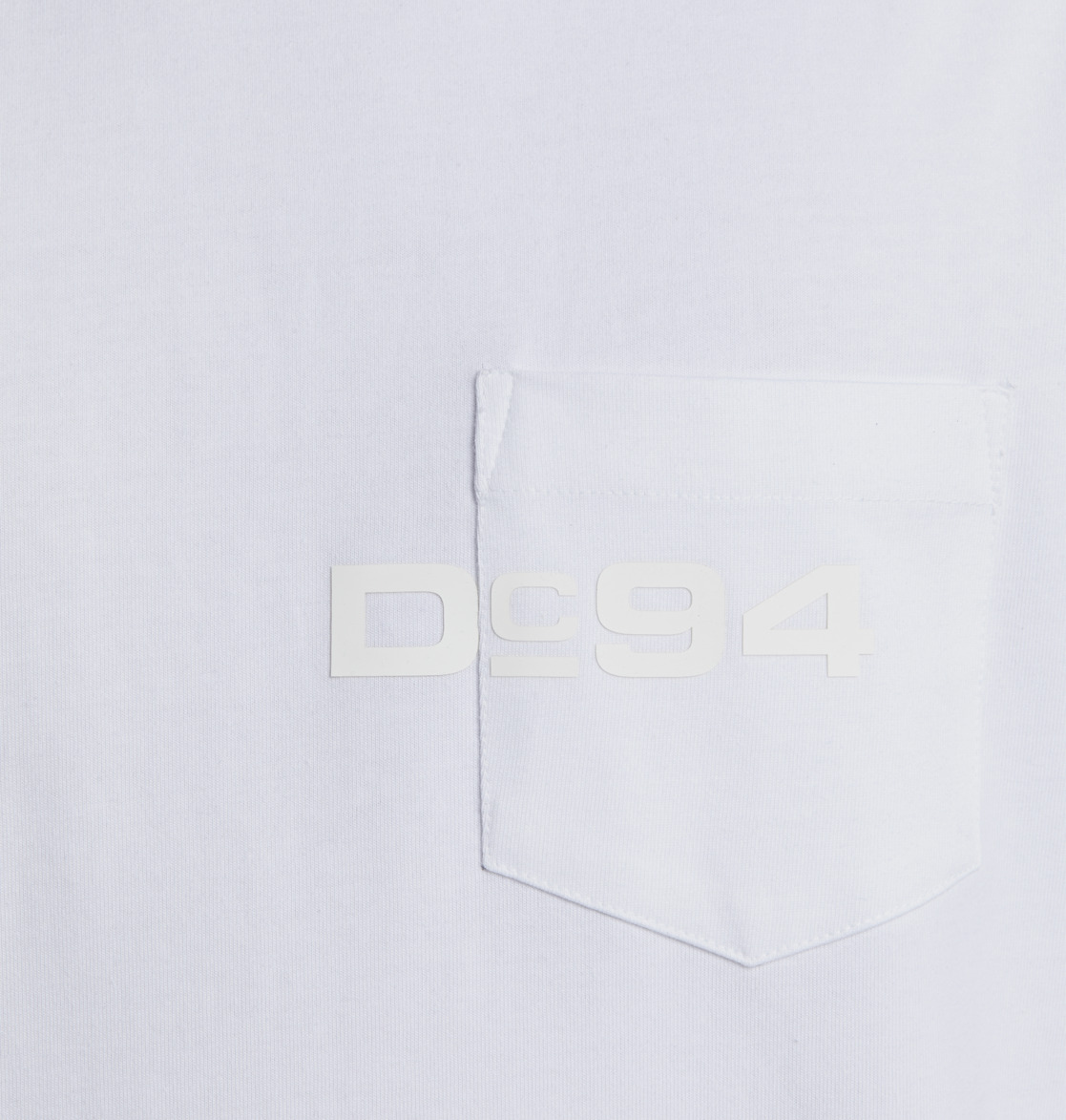 DC 1994 Long Sleeve Pocket Men T-Shirt White | US-3621LXB