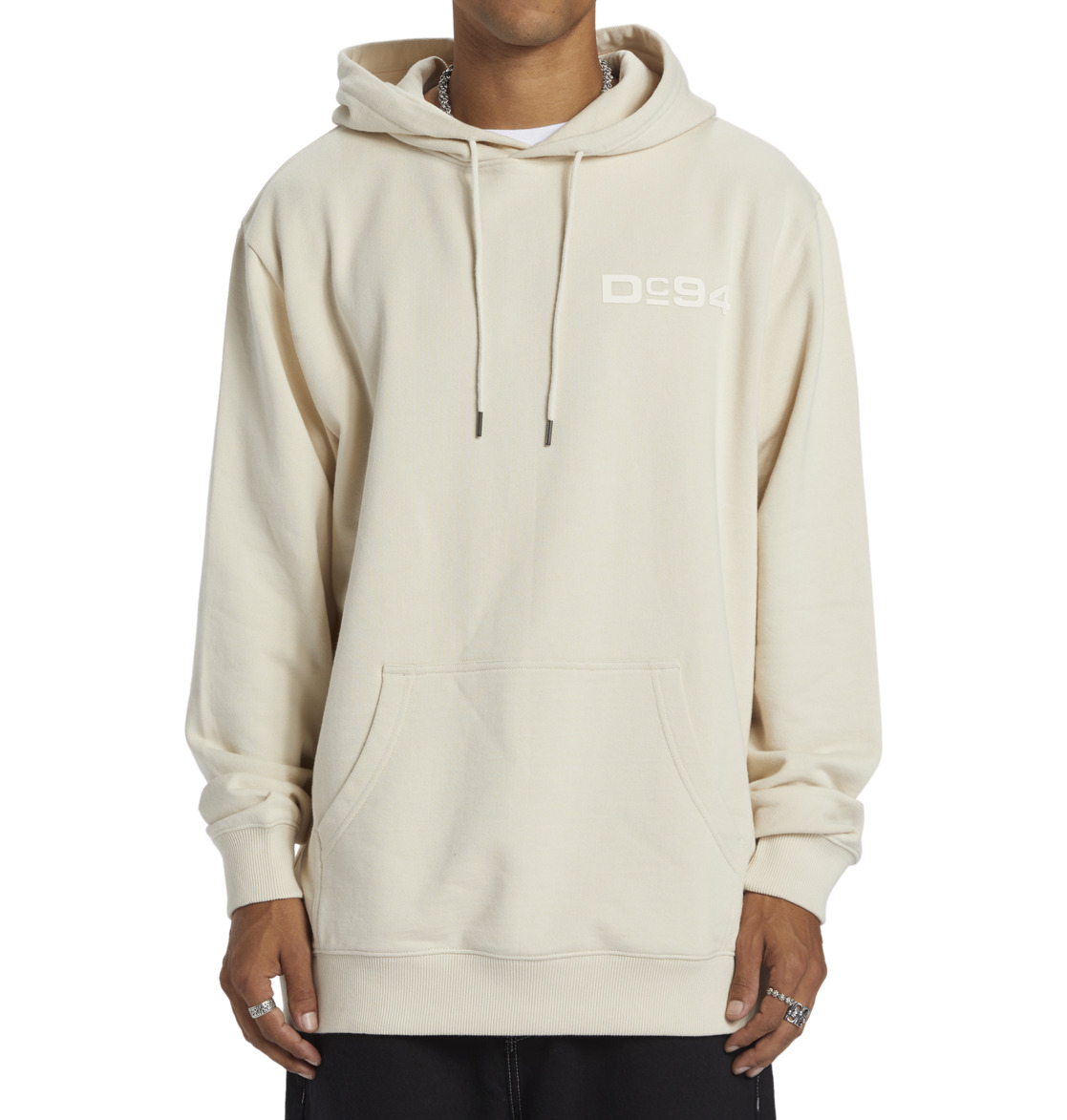 DC 1994 Pullover Men Hoodie Beige | US-7591VIH