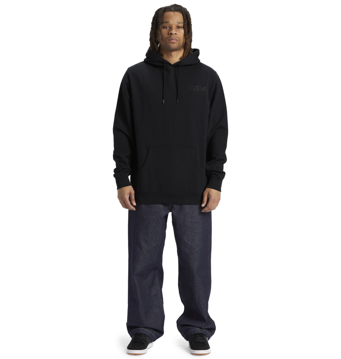 DC 1994 Pullover Men Hoodie Black | US-8902PJS