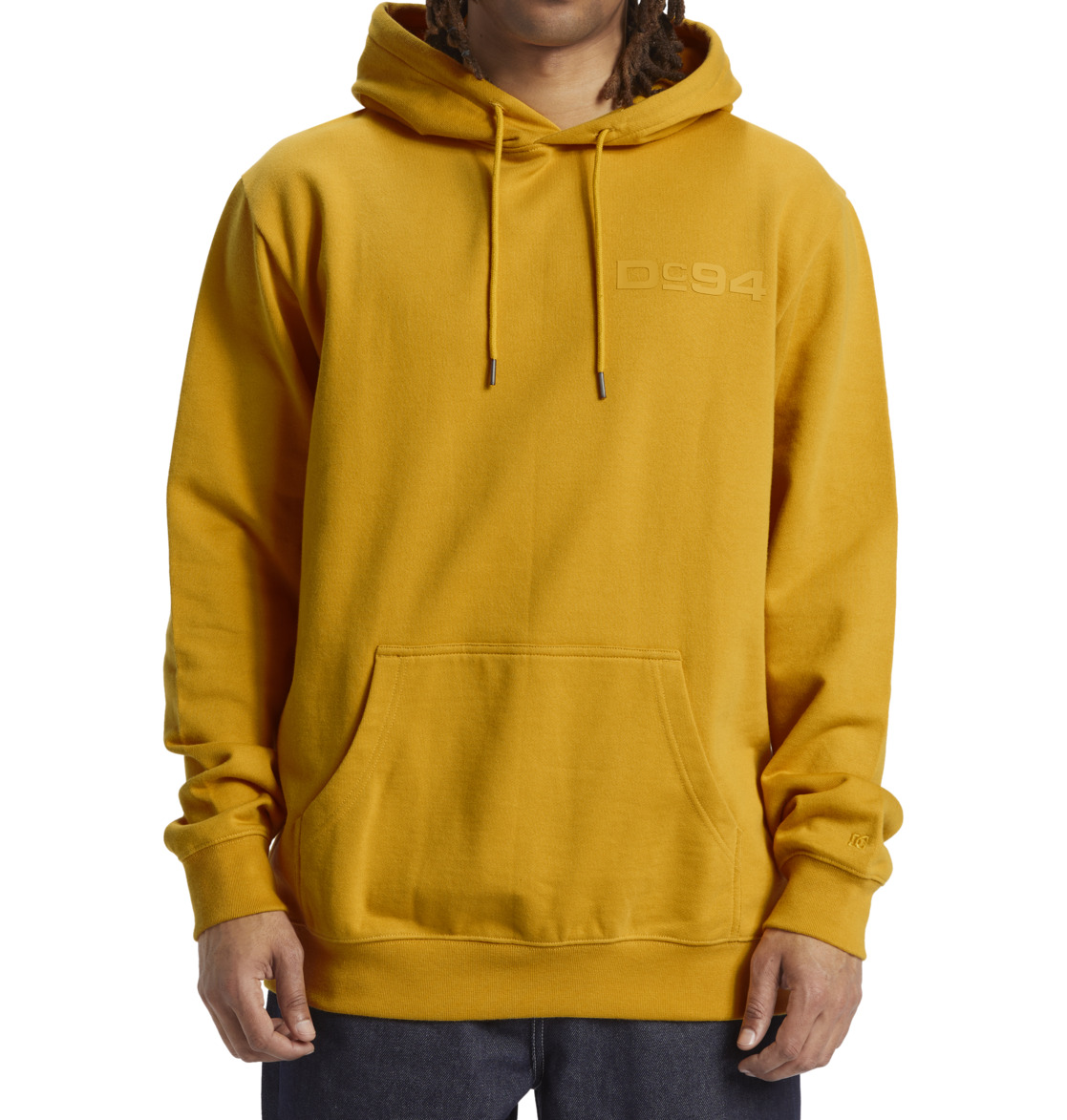 DC 1994 Pullover Men Hoodie Yellow | US-4163OEW