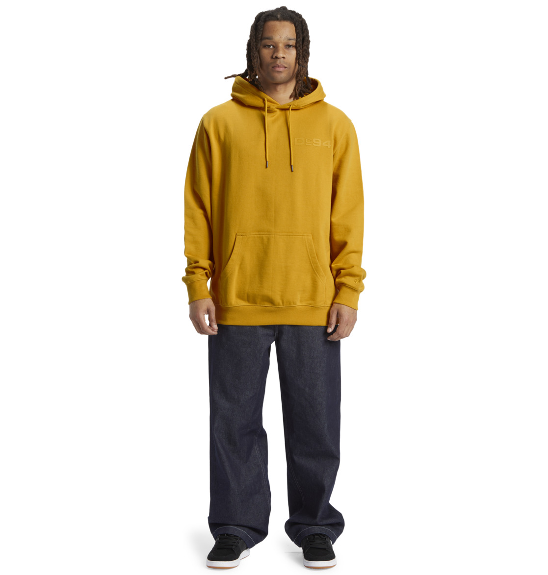 DC 1994 Pullover Men Hoodie Yellow | US-4163OEW