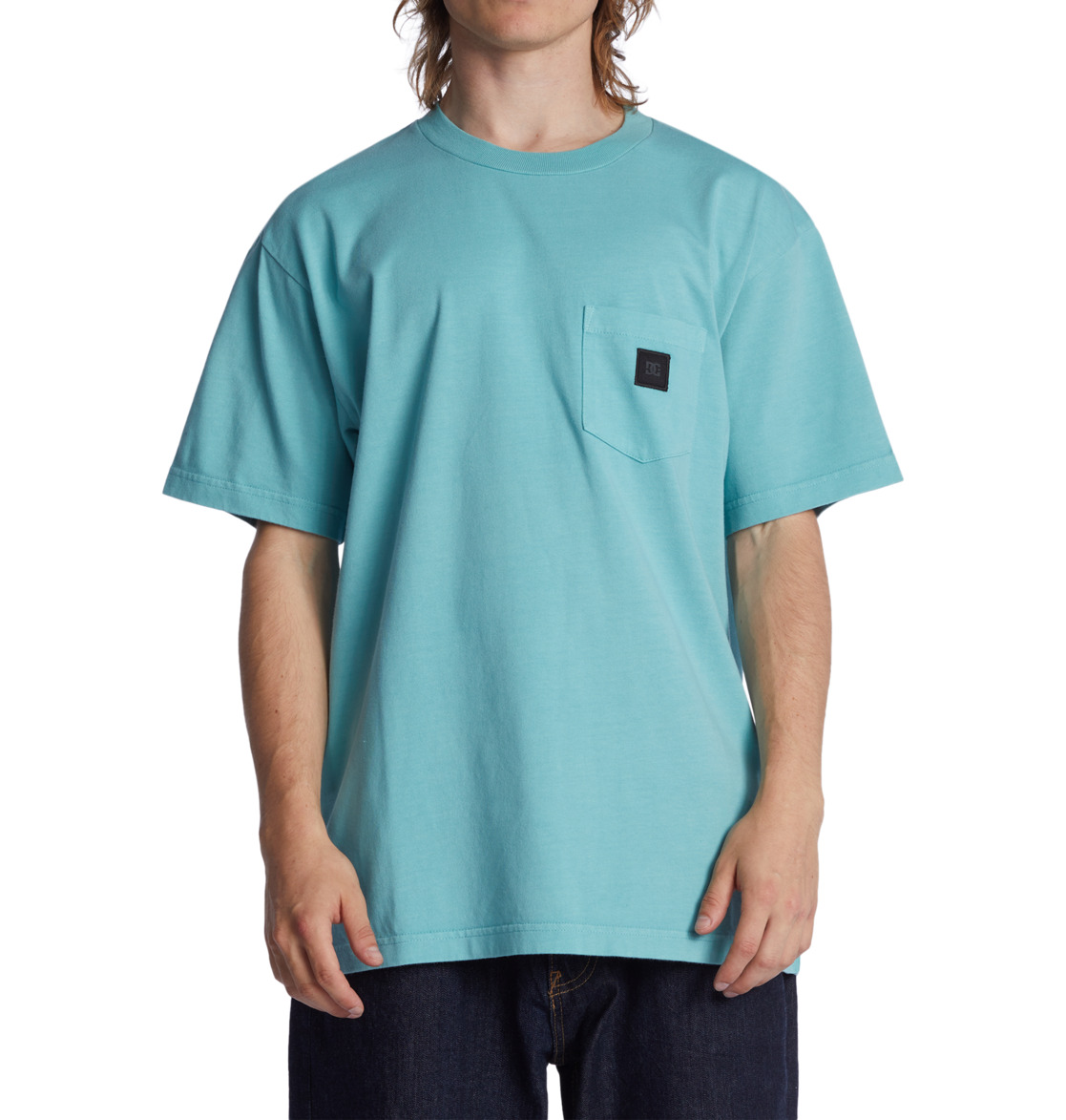 DC 1994 Short Sleeve Men T-Shirt Turquoise | US-7014BCJ