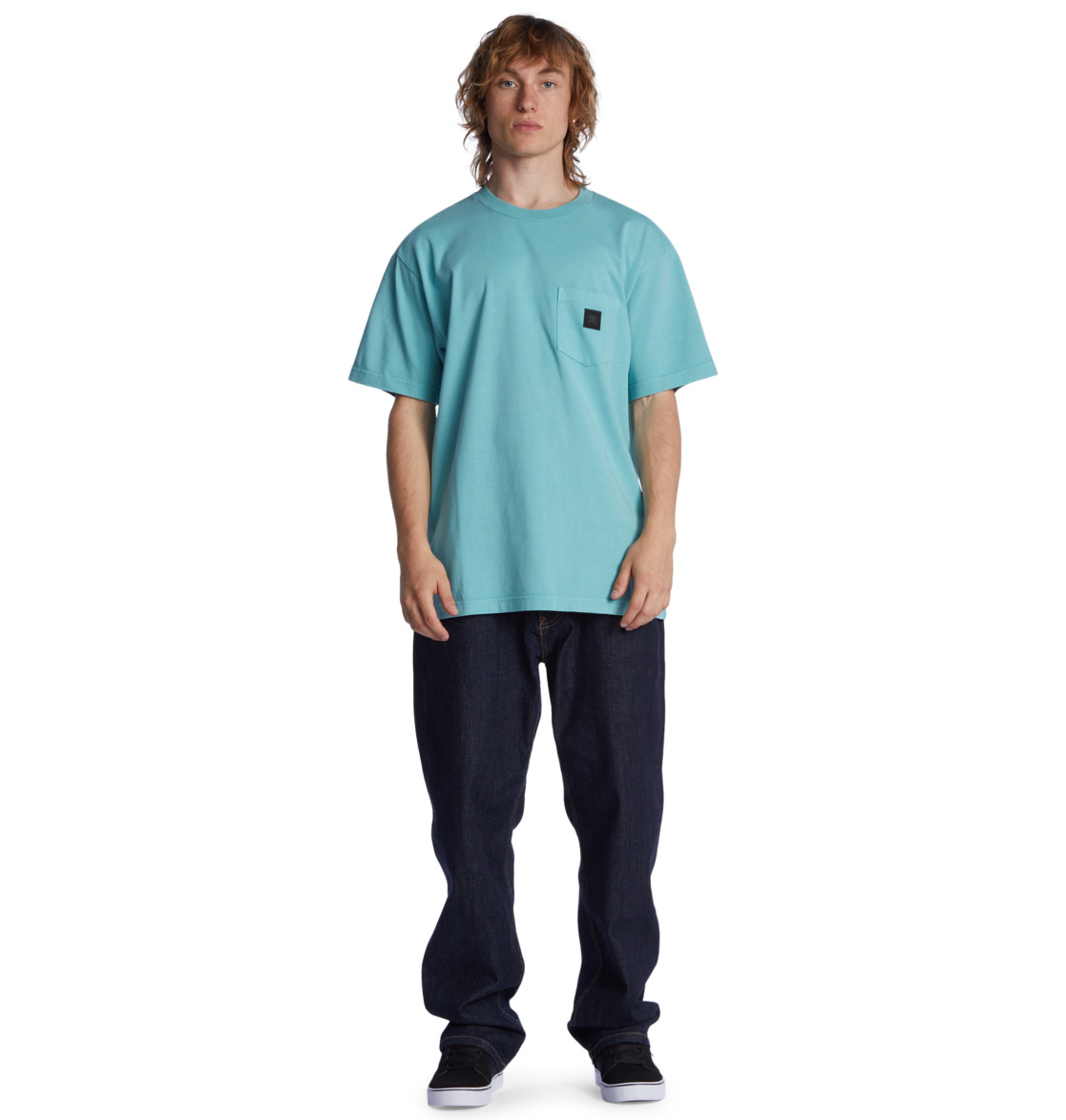 DC 1994 Short Sleeve Men T-Shirt Turquoise | US-7014BCJ